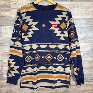 Men’s Levi’s Hixton Aztec Sweater Size Medium